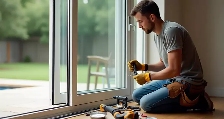 Squeaky Sliding Patio Doors in Brownsville, FL