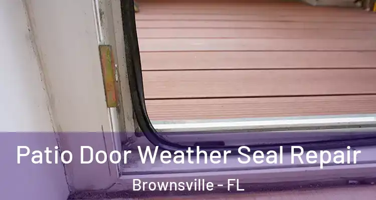 Patio Door Weather Seal Repair Brownsville - FL