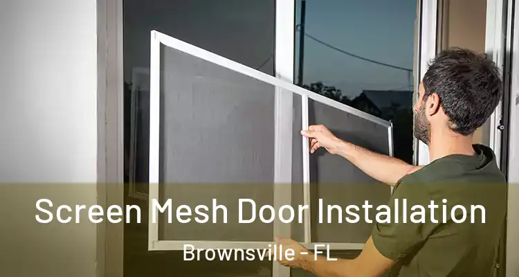 Screen Mesh Door Installation Brownsville - FL